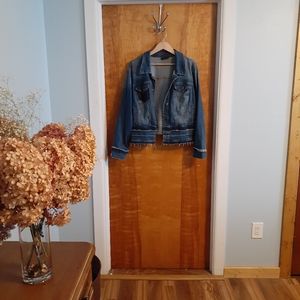 Lane Bryant Released Hem Jean Jacket size 24